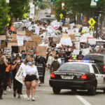 BLM protesters on High Street